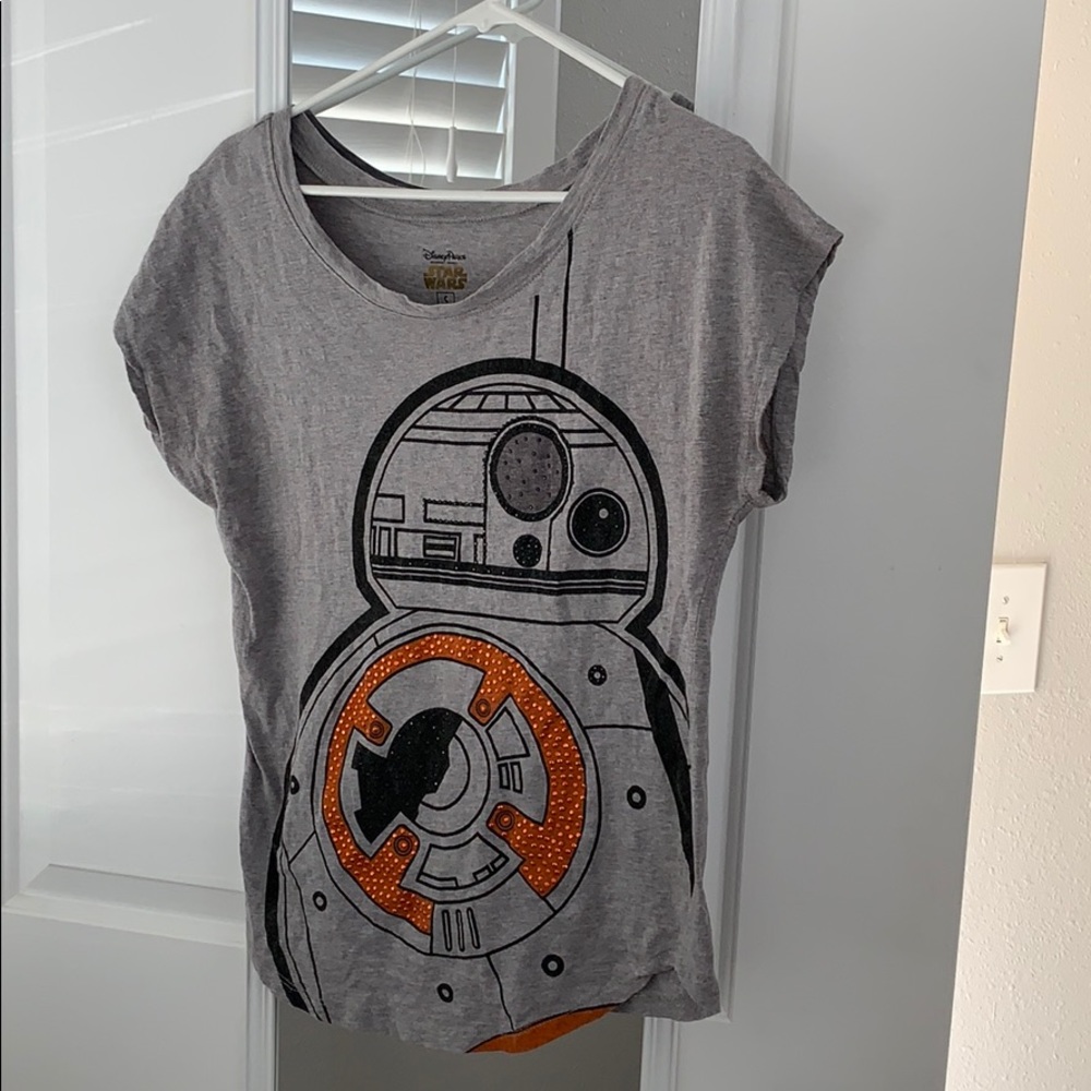 Disney parks BB8 Star Wars shirt bedazzled